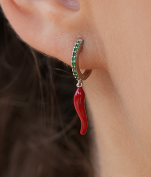 Chilli Earrings in Gold